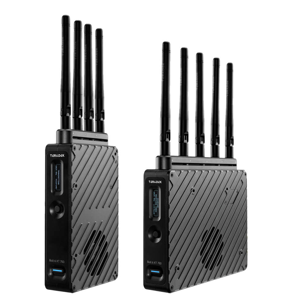 Teradek Bolt 6 XT 750 wireless kit with 12G-SDI and HDMI connections, gold mount for professional production equipment. – image 2