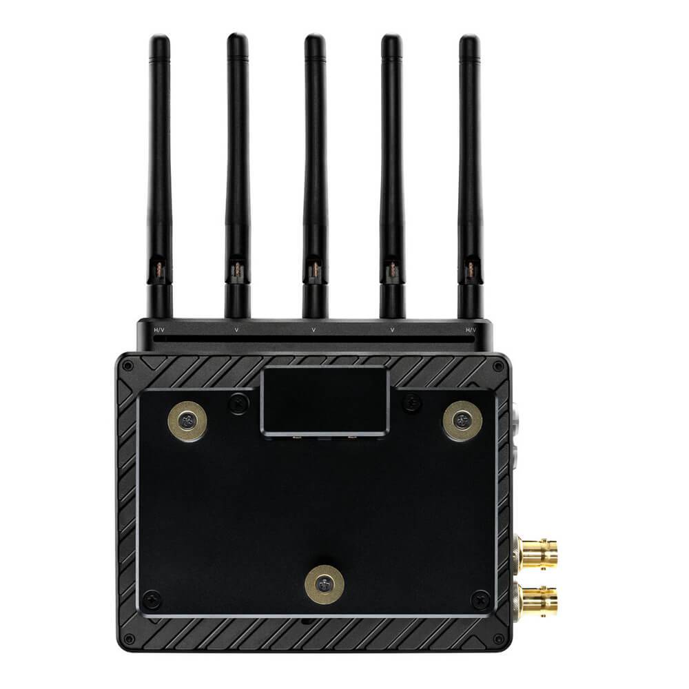 Teradek Bolt 6 XT 750 wireless receiver with gold mount, 12G-SDI and HDMI outputs for professional video production equipment. – image 3