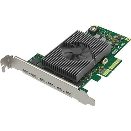 Magewell Flex I/O HDMI 4i2o video capture and playback card showing ports and connectors for professional video recording. – image 1