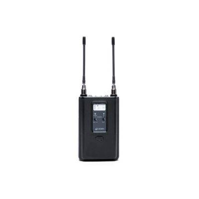 Azden 330UPR UHF dual channel wireless video receiver with display and controls for professional audio-video setups. – image 1