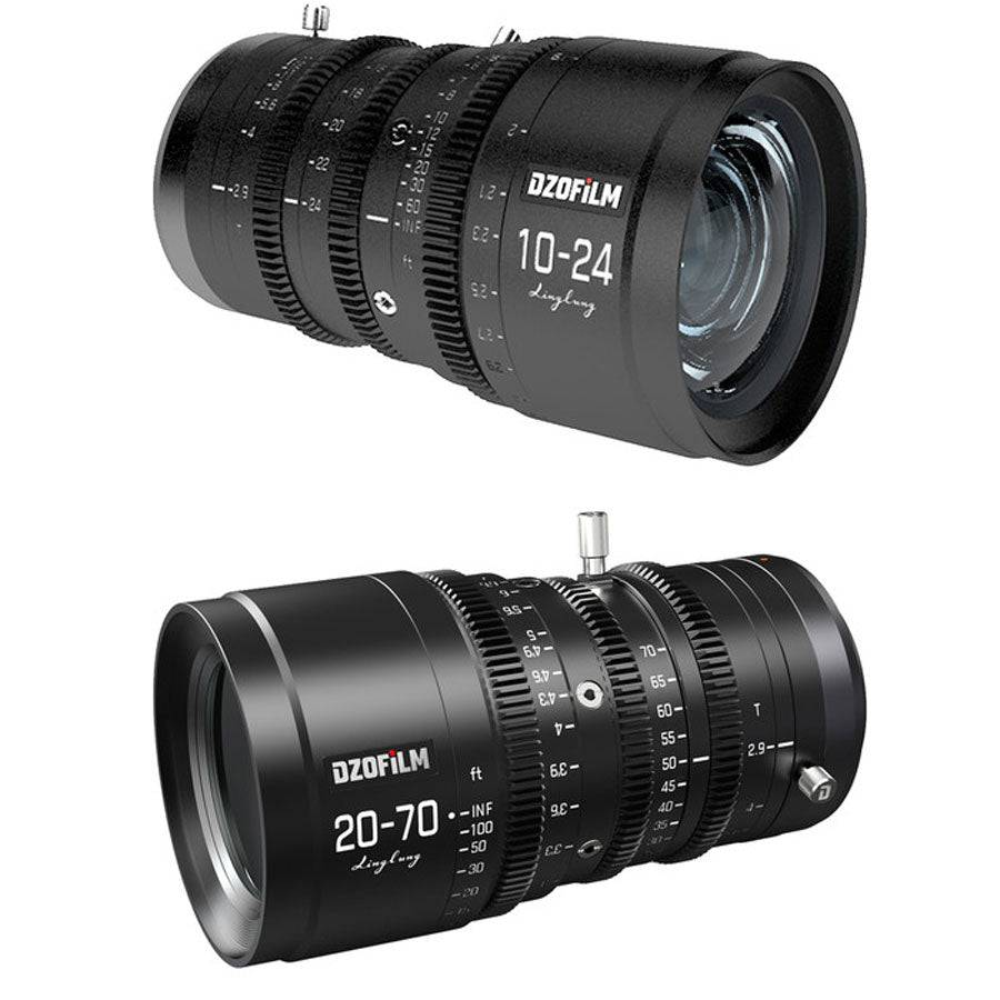 DZOFilm 10-24mm & 20-70mm T2.9 MFT Parfocal Cine Lens Bundle - Coremicro – image 1