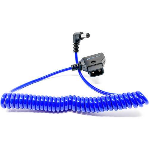 Kondor Blue D-Tap to DC Right Angle Coiled Cable (5.5 x 2.5mm) - Coremicro – image 1