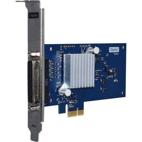 Osprey Video 480e 8-channel composite video capture card with multiple input ports and professional video capture features. – image 1
