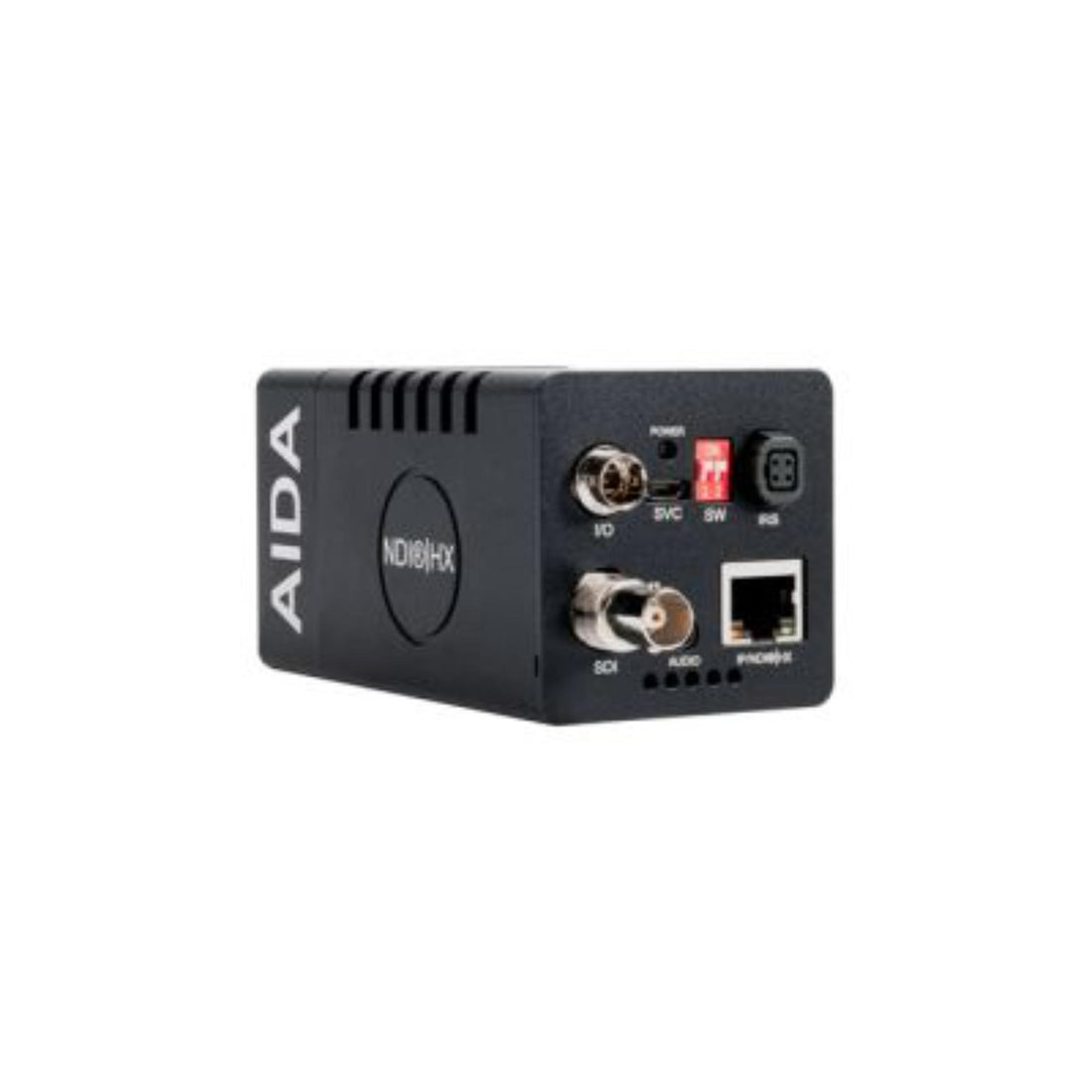 Rear view of AIDA Imaging HD3G-NDI-200 full HD NDI|HX multi-purpose POV camera with PoE and IP control features. – image 2