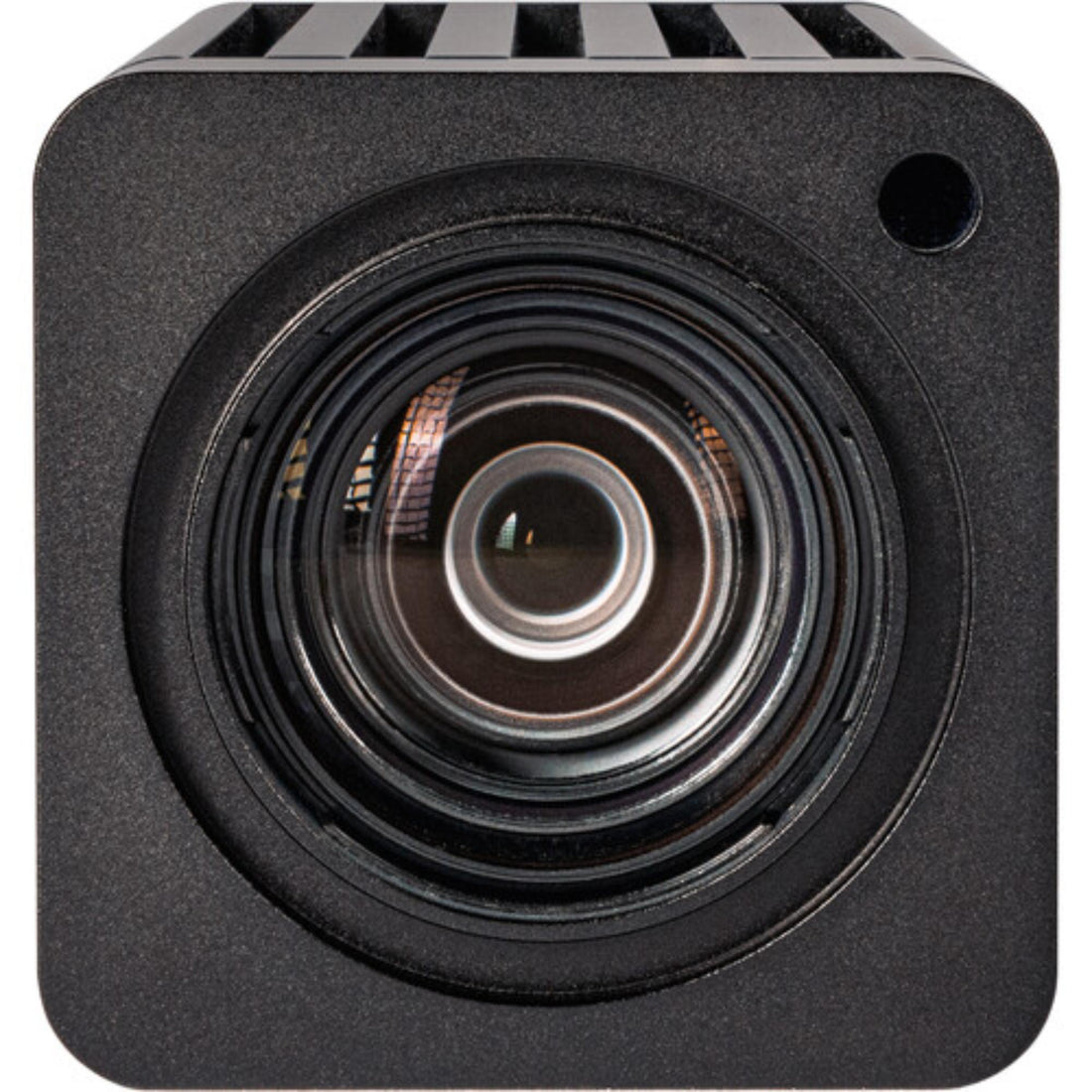 AIDA Imaging 4K 6G-SDI POV camera with 20x optical zoom, front view showcasing compact multi-purpose design. – image 2