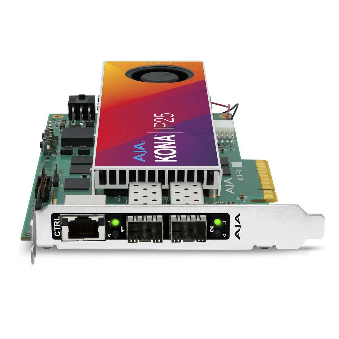 AJA KONA IP25 video capture device with multiple input ports and control buttons, designed for high-quality video streaming and recording. – image 1