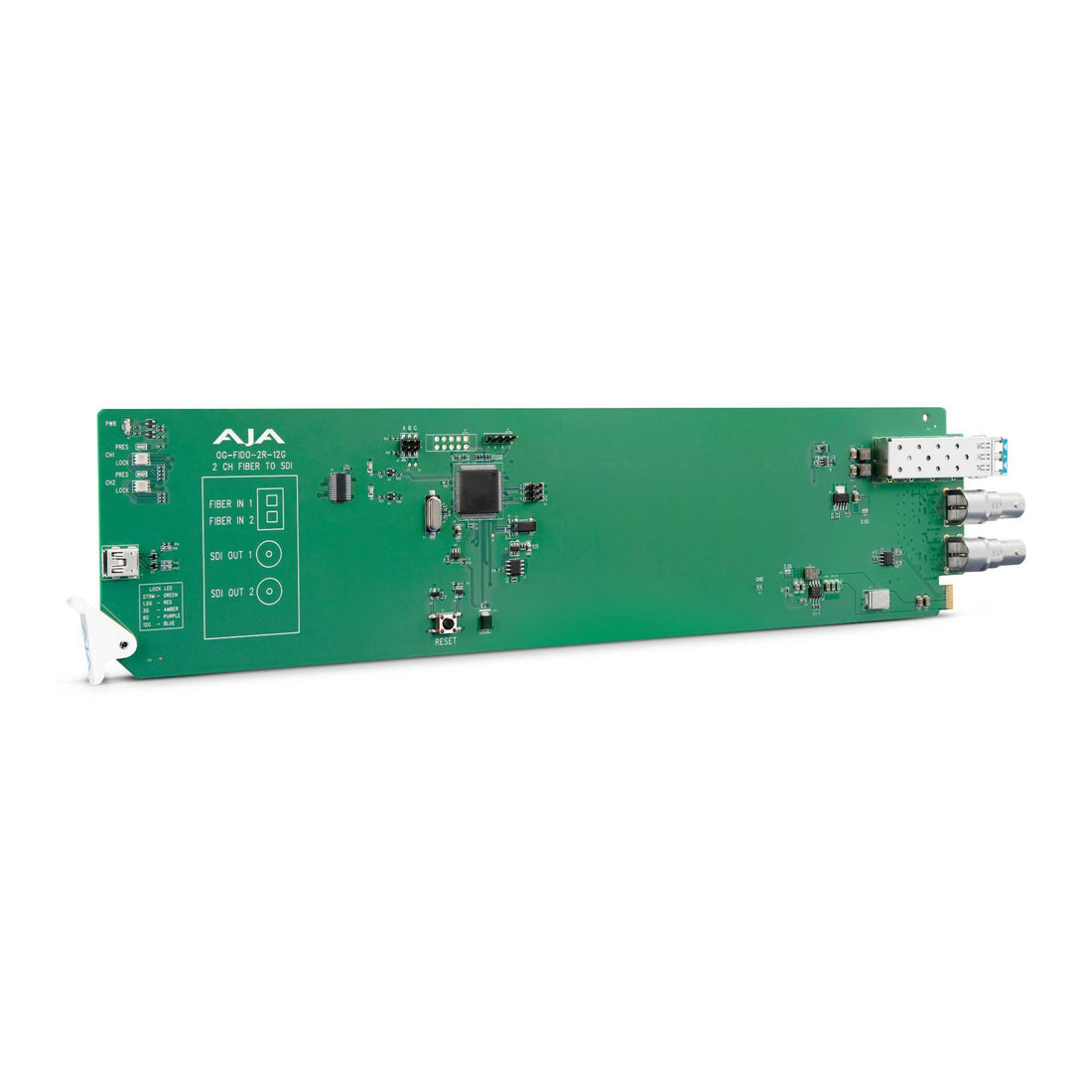 AJA OG-FiDO-2R-12G Front Right View – image 2