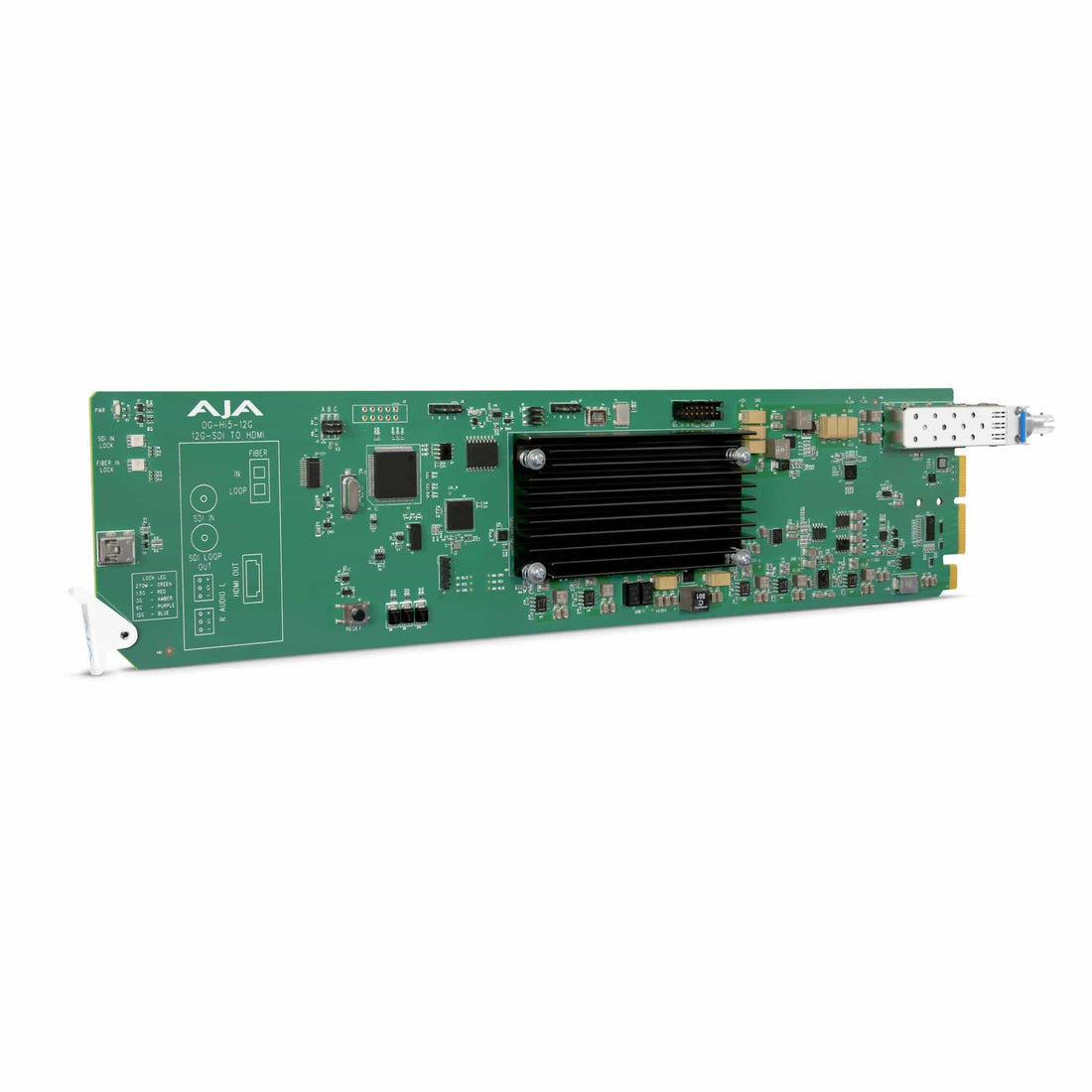 AJA OG-Hi5-12G-R-ST Front Right View – image 1