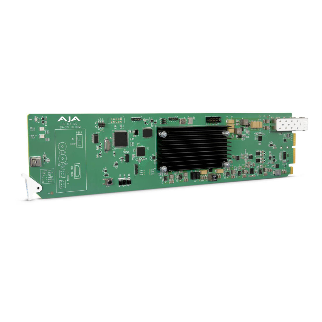 AJA OG-Hi5-12G Front Right View – image 1
