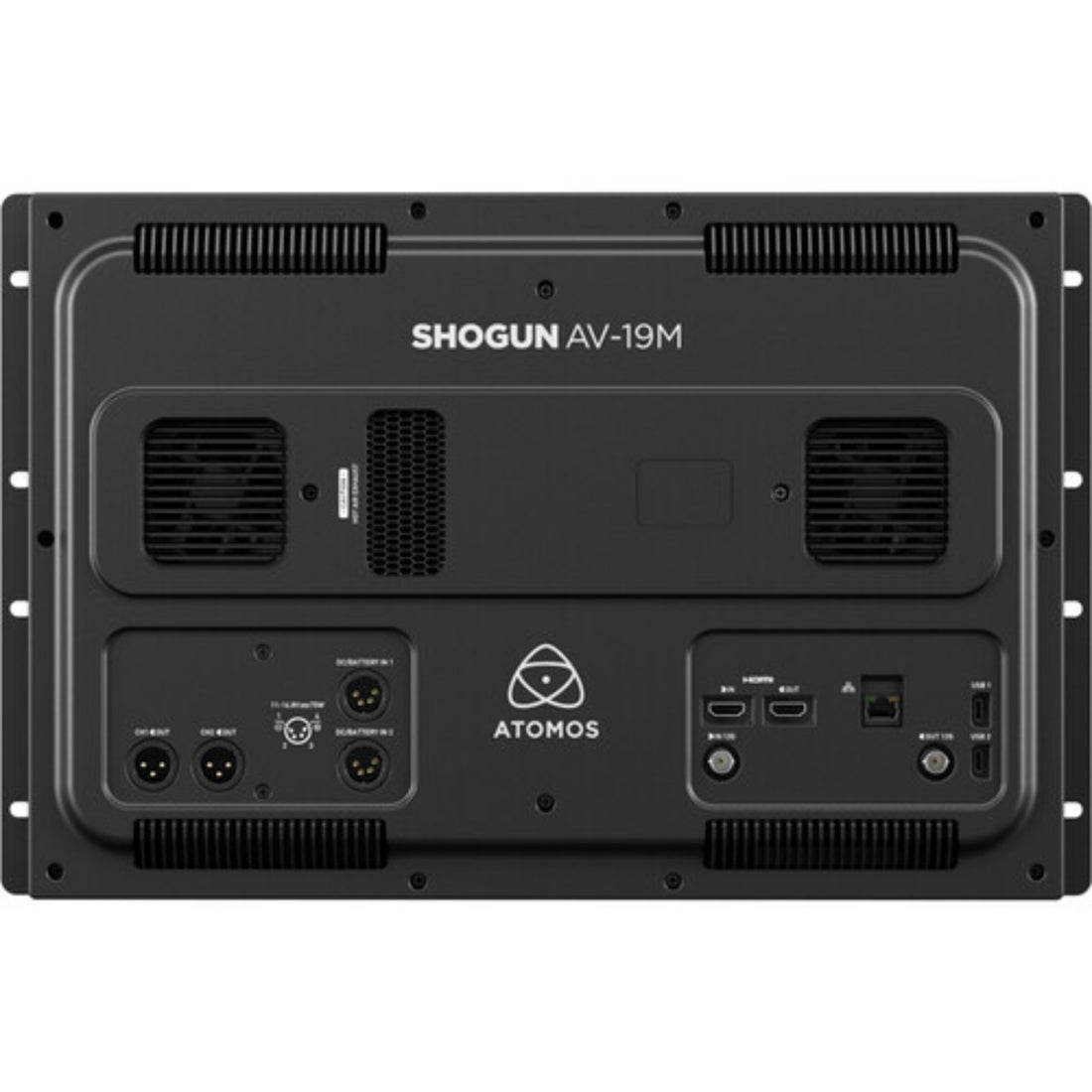 Atomos AV-19M 19" Shogun Rackmount 4K HDR Monitor Back View – image 2
