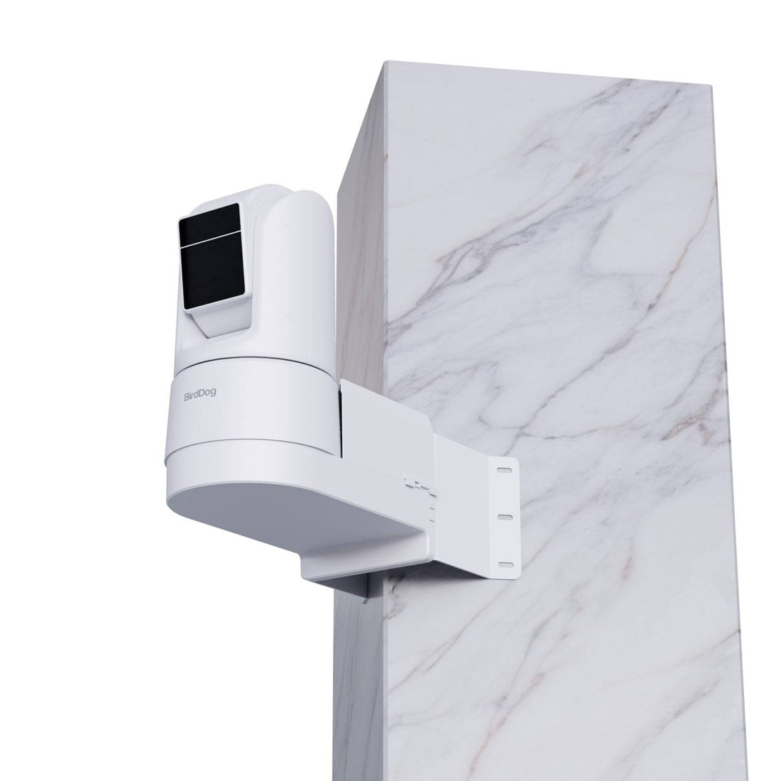 BirdDog O4 Corner Mount (White) Installed – image 1