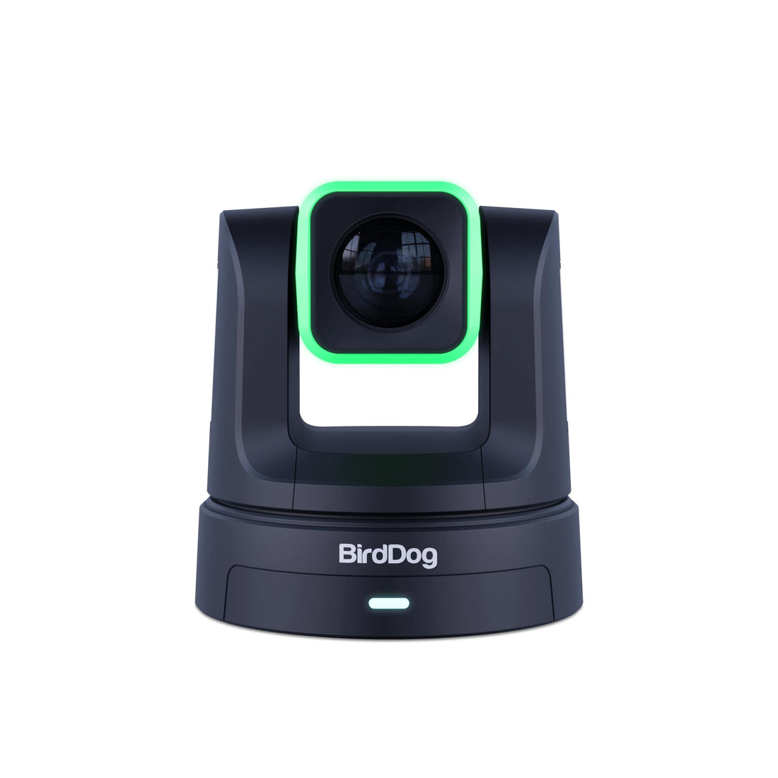 BirdDog X5 Ultra 20x 4K PTZ camera in black showing front view with lens and control buttons. – image 6