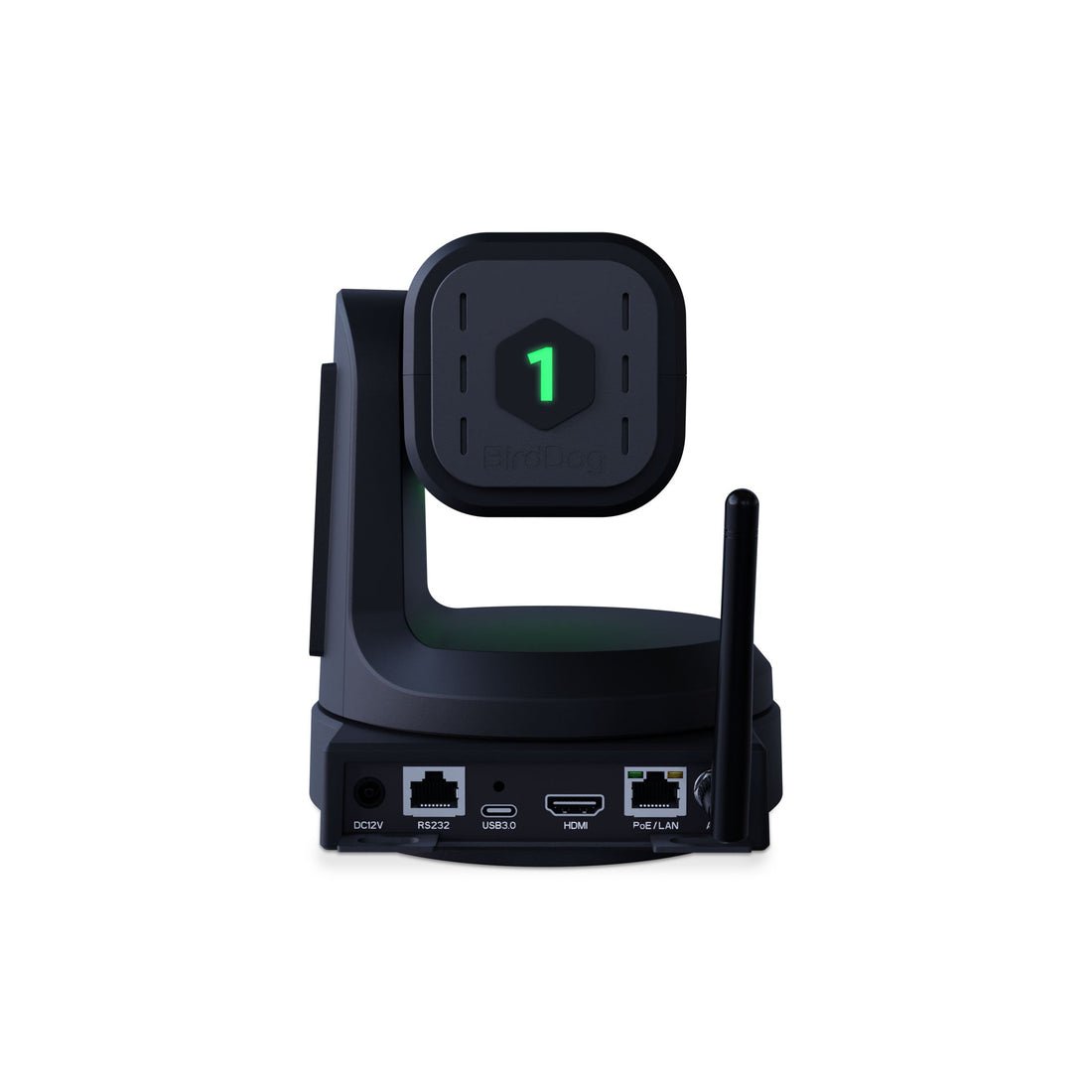 Black BirdDog X1 Ultra 12x 4K PTZ camera with adjustable lens and professional design, ideal for live streaming and video production. – image 5