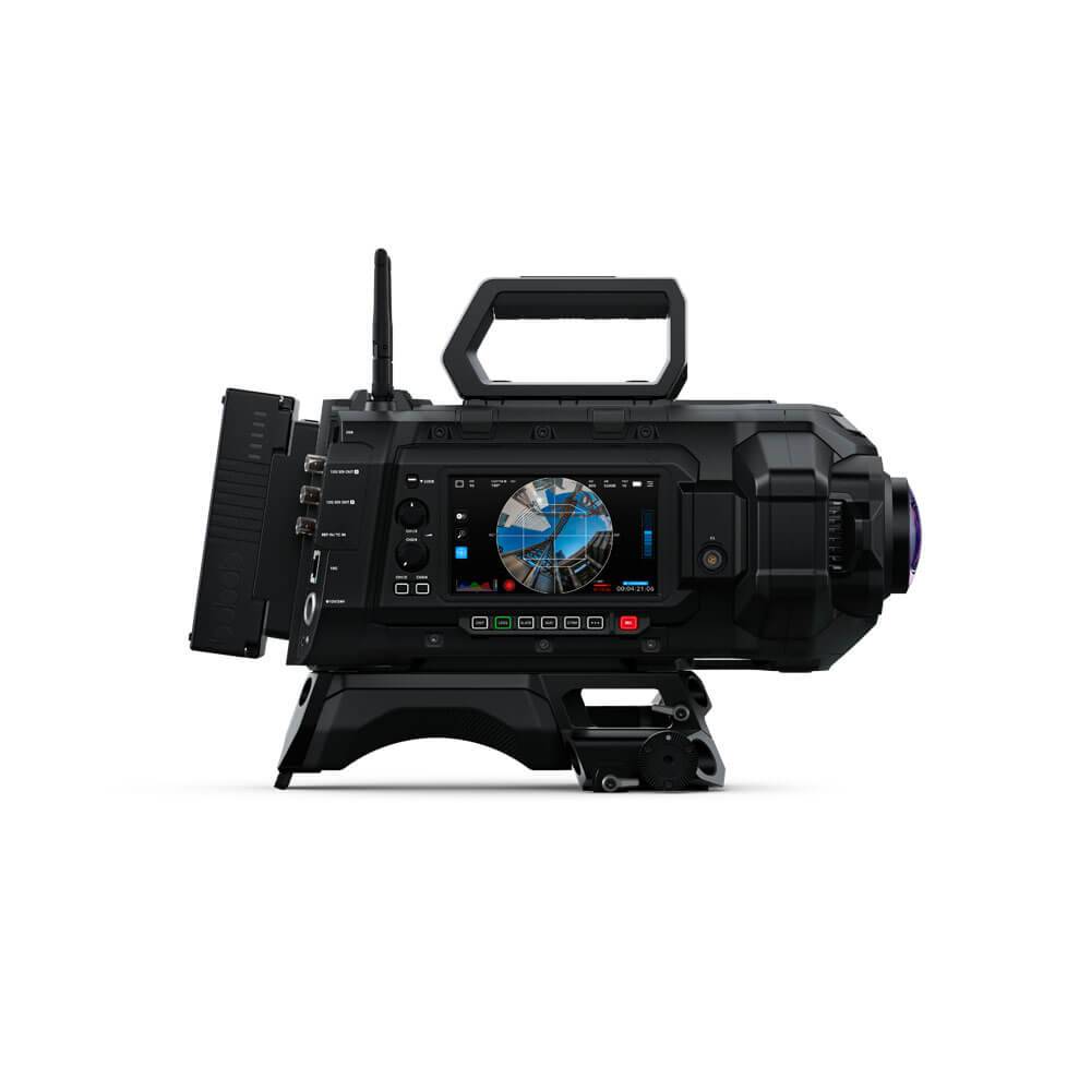 Blackmagic Design URSA Cine Immersive Cinema Camera viewed from the left side showing its professional camera features. – image 2