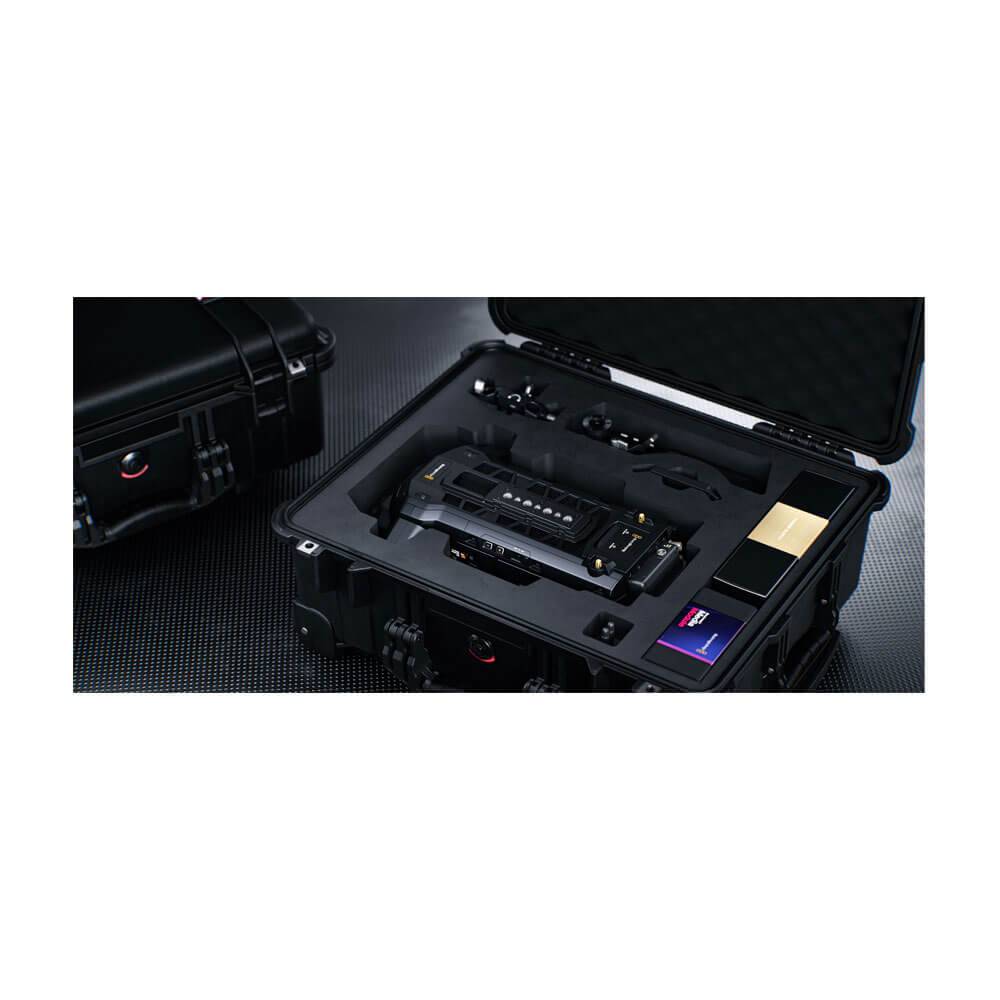 Blackmagic Design URSA Cine immersive cinema camera inside a Pelican protective case ready for filming. – image 9