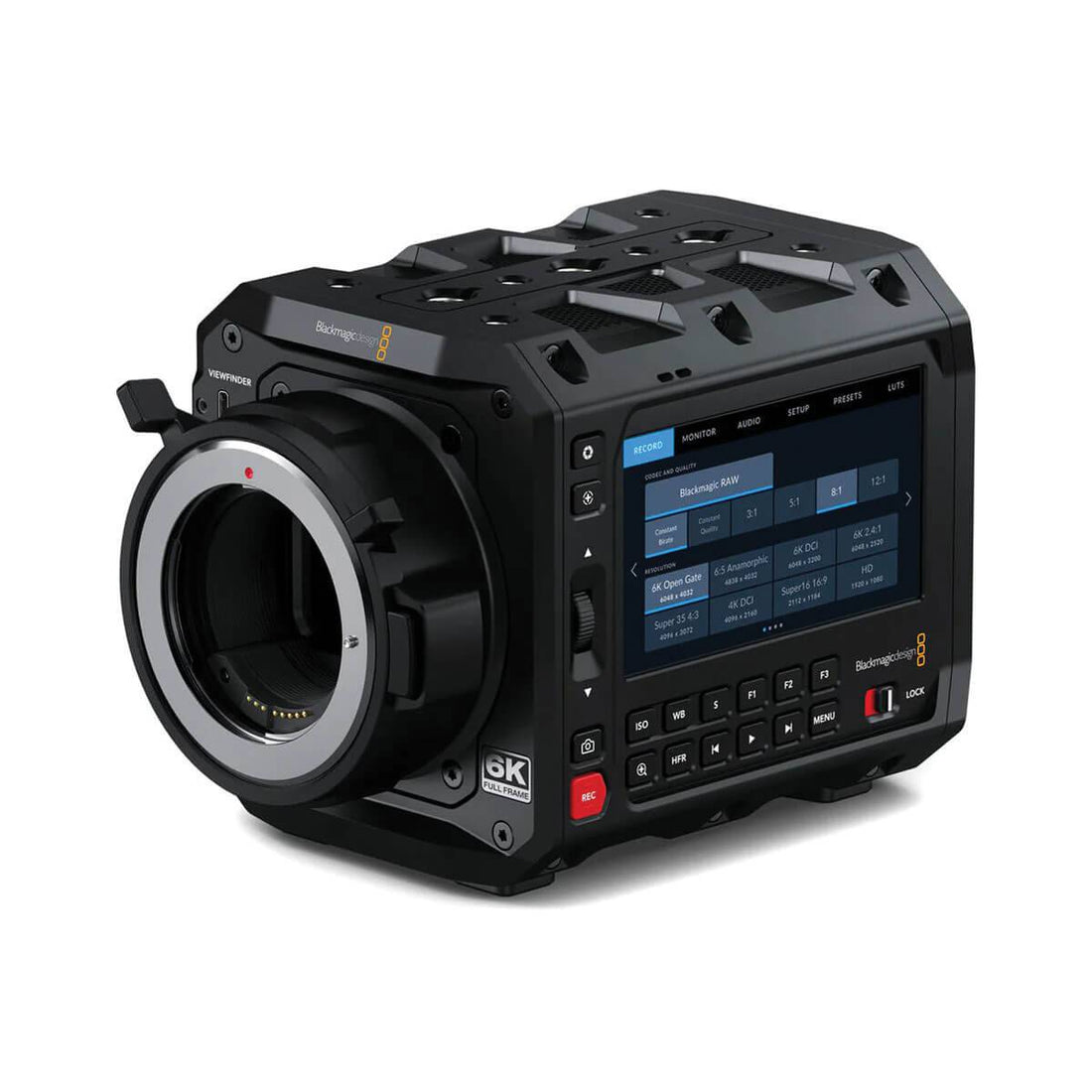 Blackmagic Design PYXIS 6K Cinema Box Camera with Canon EF mount, showing the main body and professional cinema camera features. – image 1