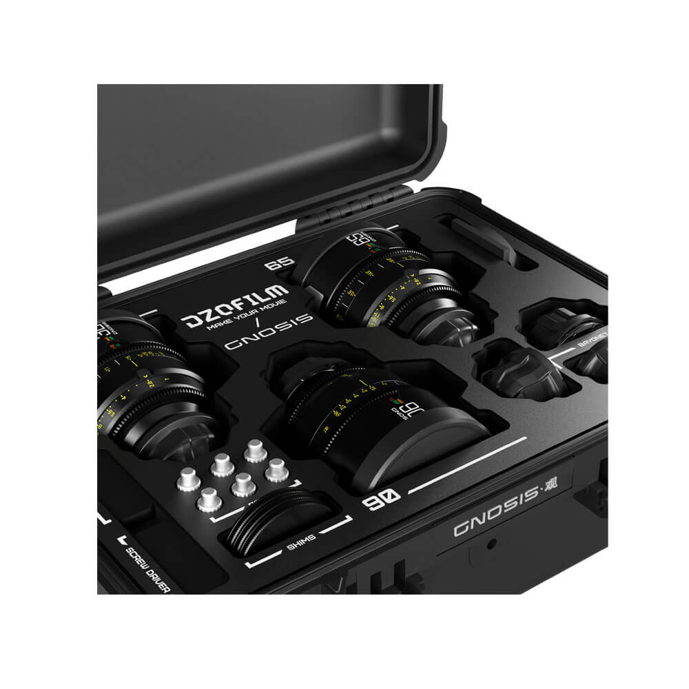 DZOFILM Gnosis 32, 65, 90mm T2.8 Macro Prime 3-Lens Set (LPL, PL & EF Mount) - Coremicro – image 3