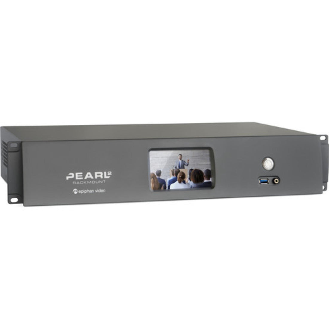 Epiphan Pearl 2 rackmount production switcher with multiple ports and controls, used for live video switching and streaming. – image 1