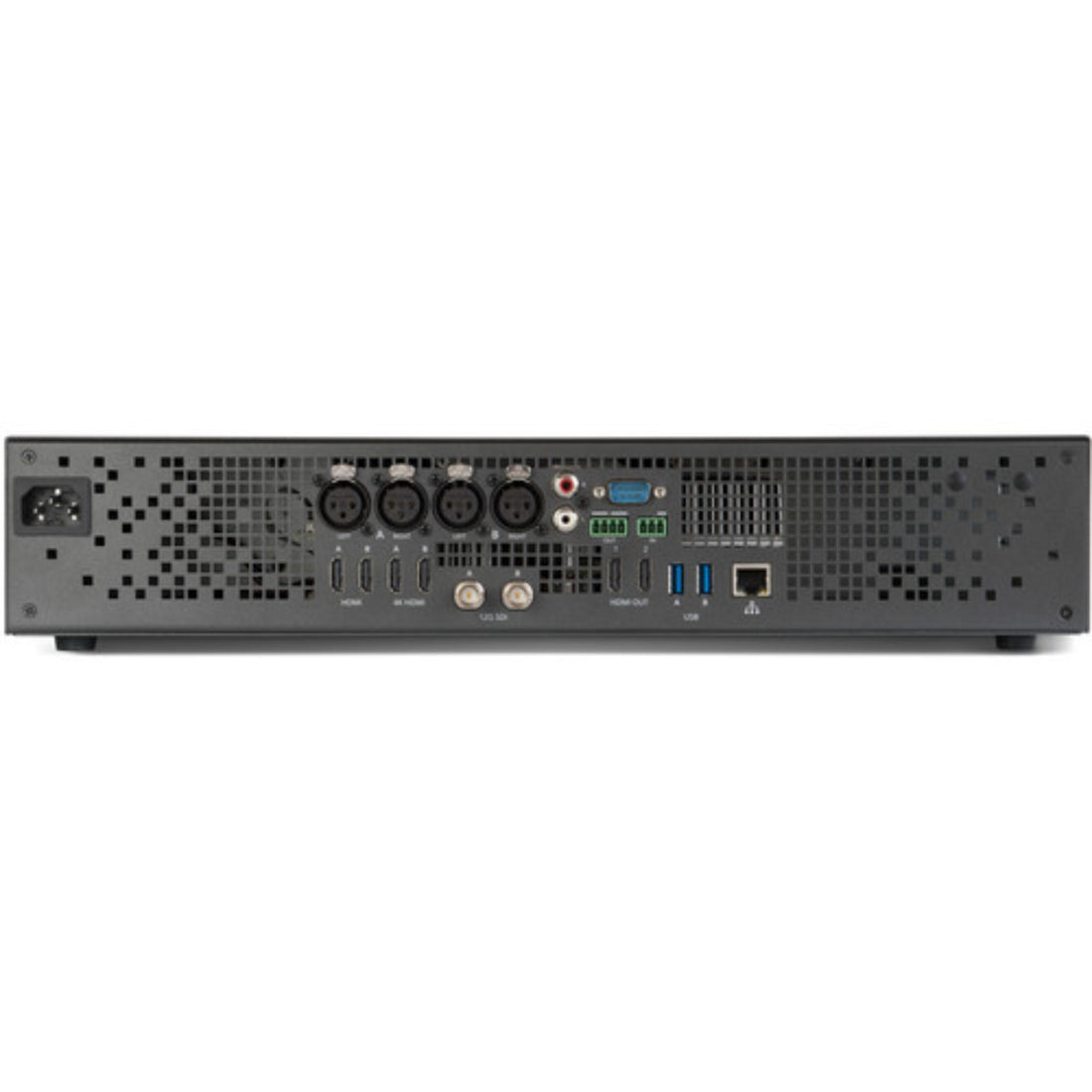 Epiphan Pearl 2 rackmount production switcher with multiple input ports and control panel, used for live video streaming. – image 2