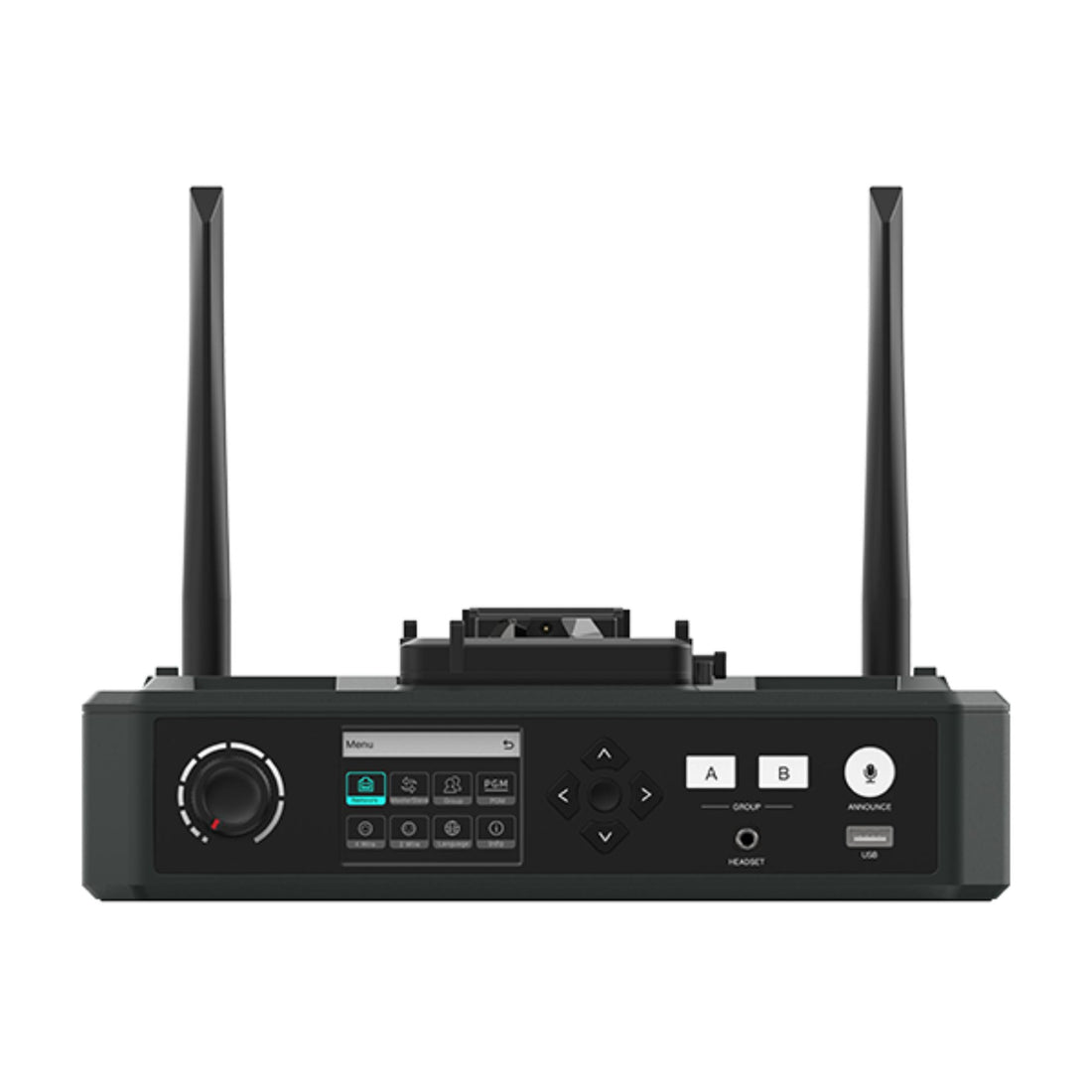 Hollyland SOLIDCOM C1 HUB Base with multiple ports and durable design for professional audio and communication setups. – image 1