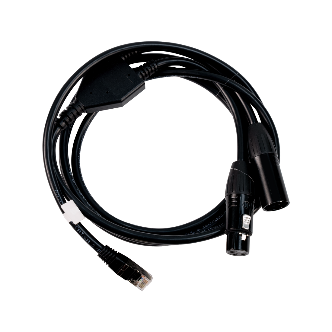 Hollyland Solidcom ANT01 antenna connected to XLR network cable for production communication equipment – image 5