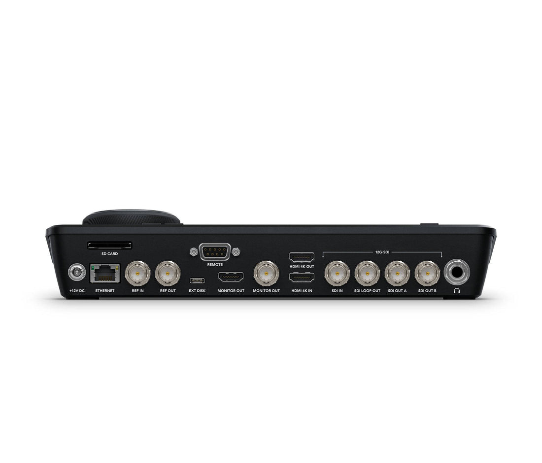 Blackmagic Design HyperDeck Shuttle 4K Pro 2TB video recorder with rear view showing ports and controls. – image 2