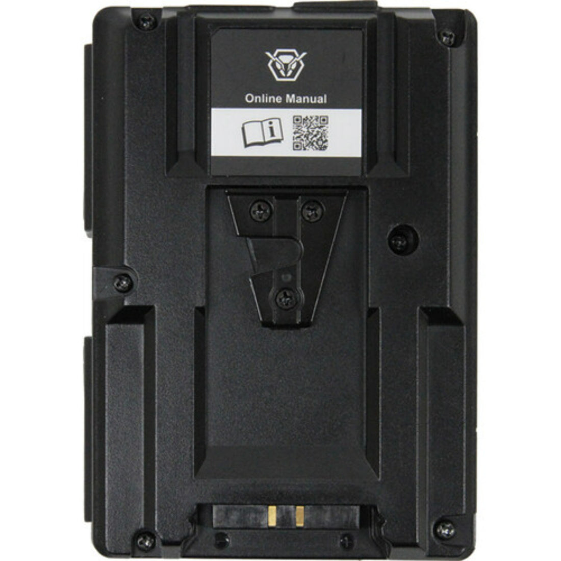 Back view of IDX System Technology A-Vmicro2PD Micro 2-channel hot swap V-mount adapter plate with USB-C PD port. – image 4
