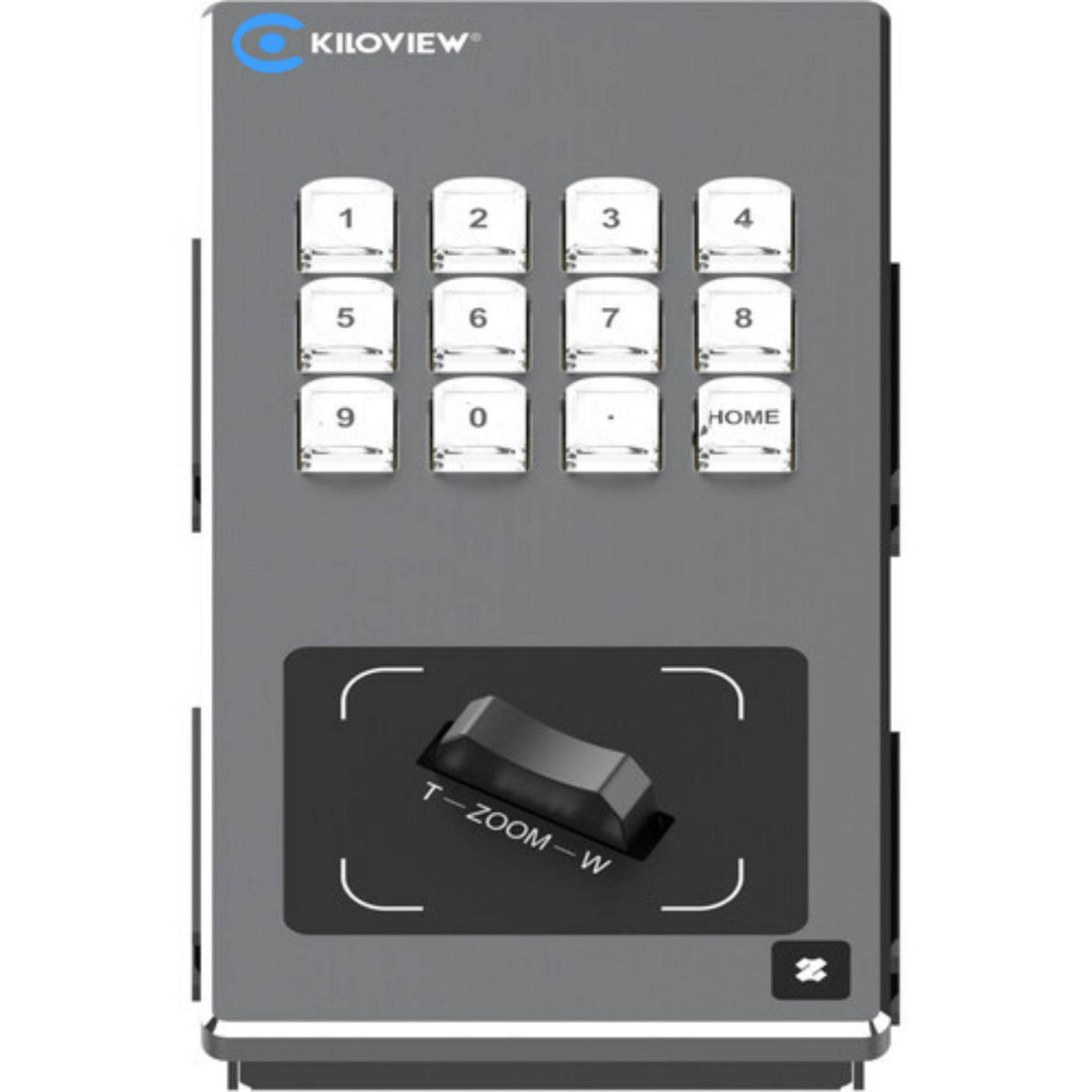 Front view of Kiloview Zoom Deck Controller control panel with buttons and dials for video conferencing management. – image 1
