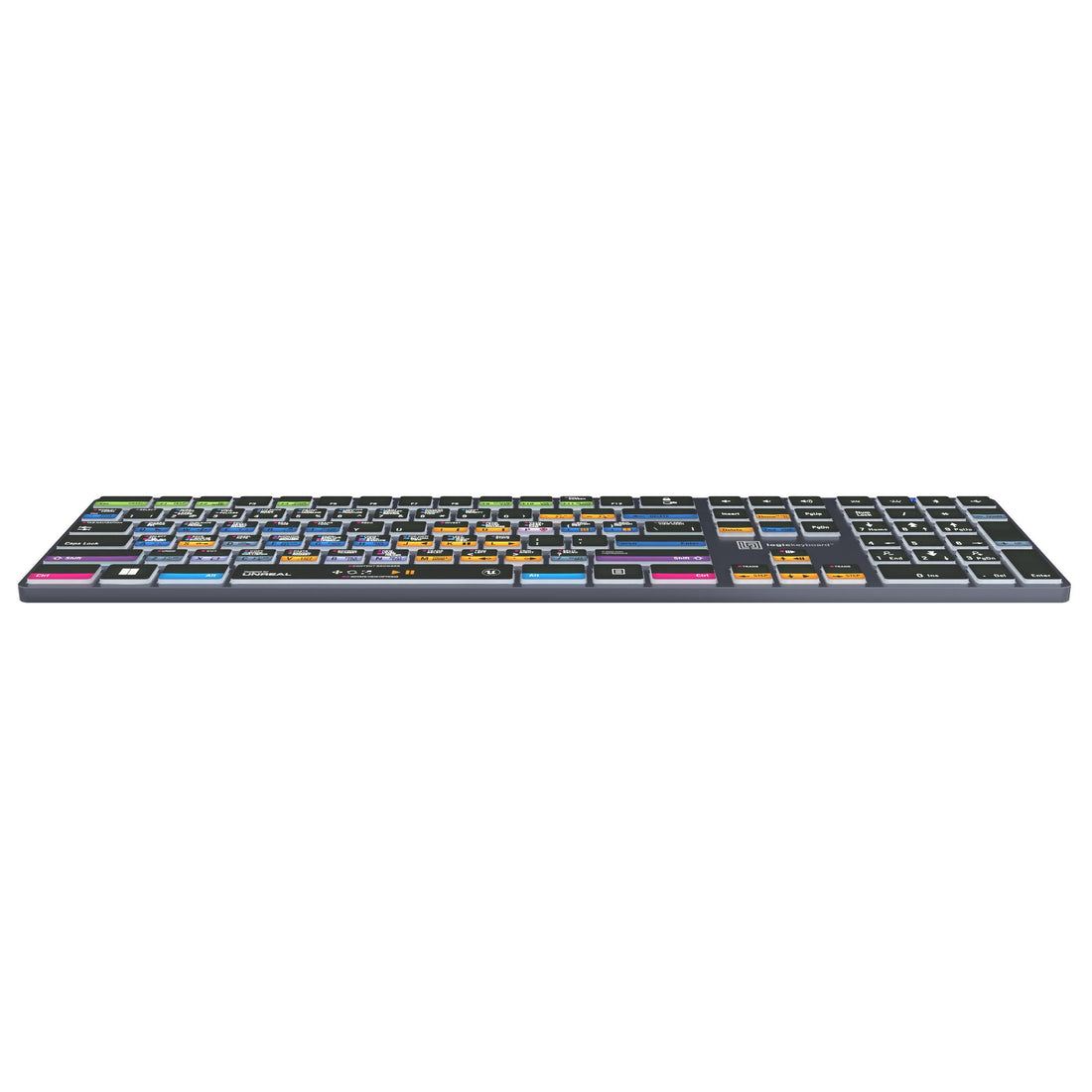 LogicKeyboard Unreal Engine TITAN PC US keyboard with black design and key layout, featuring branded keycaps and full-sized keys. – image 5