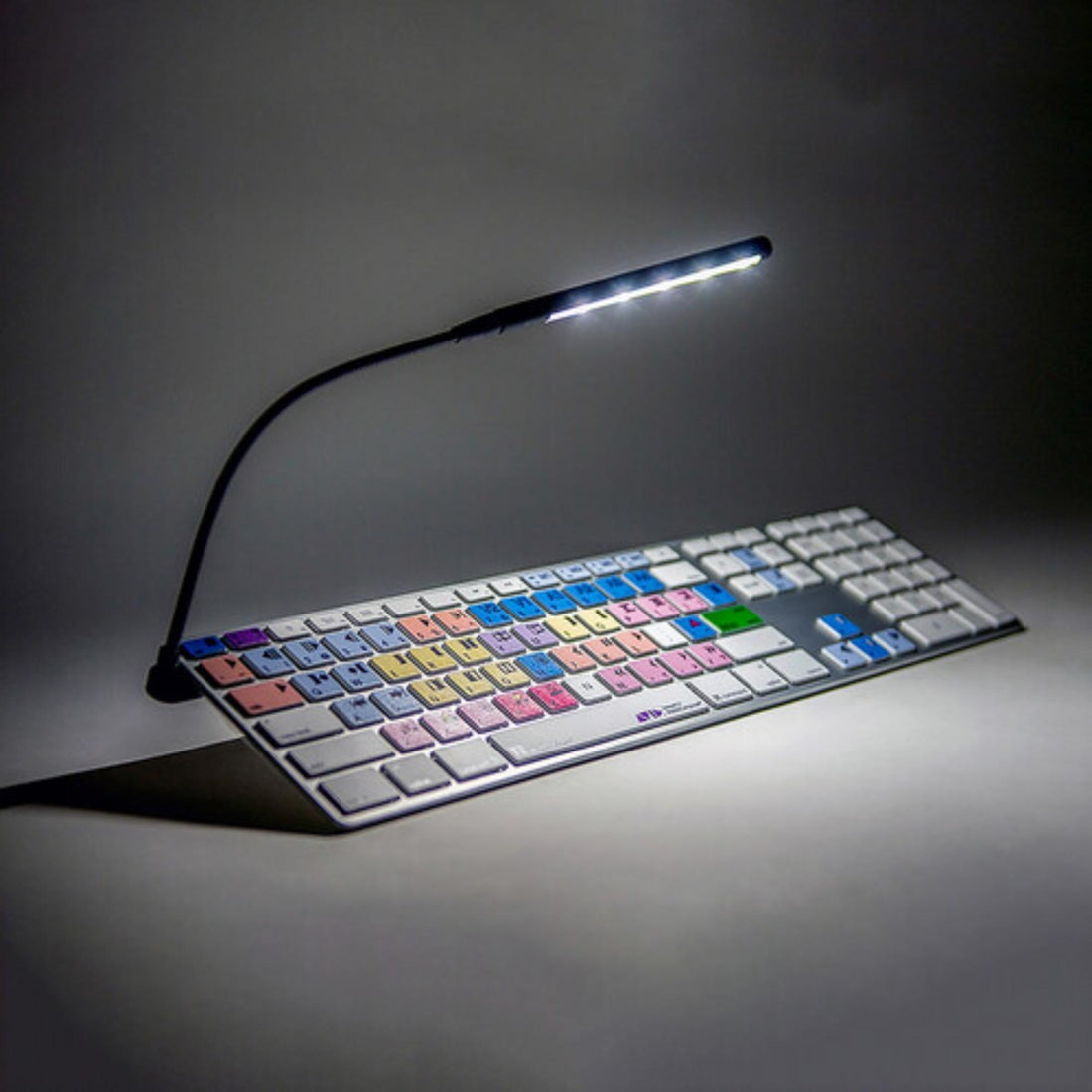 Black LogicKeyboard LogicLight v2 lighting accessory with sleek design, providing adjustable illumination for keyboards. – image 2