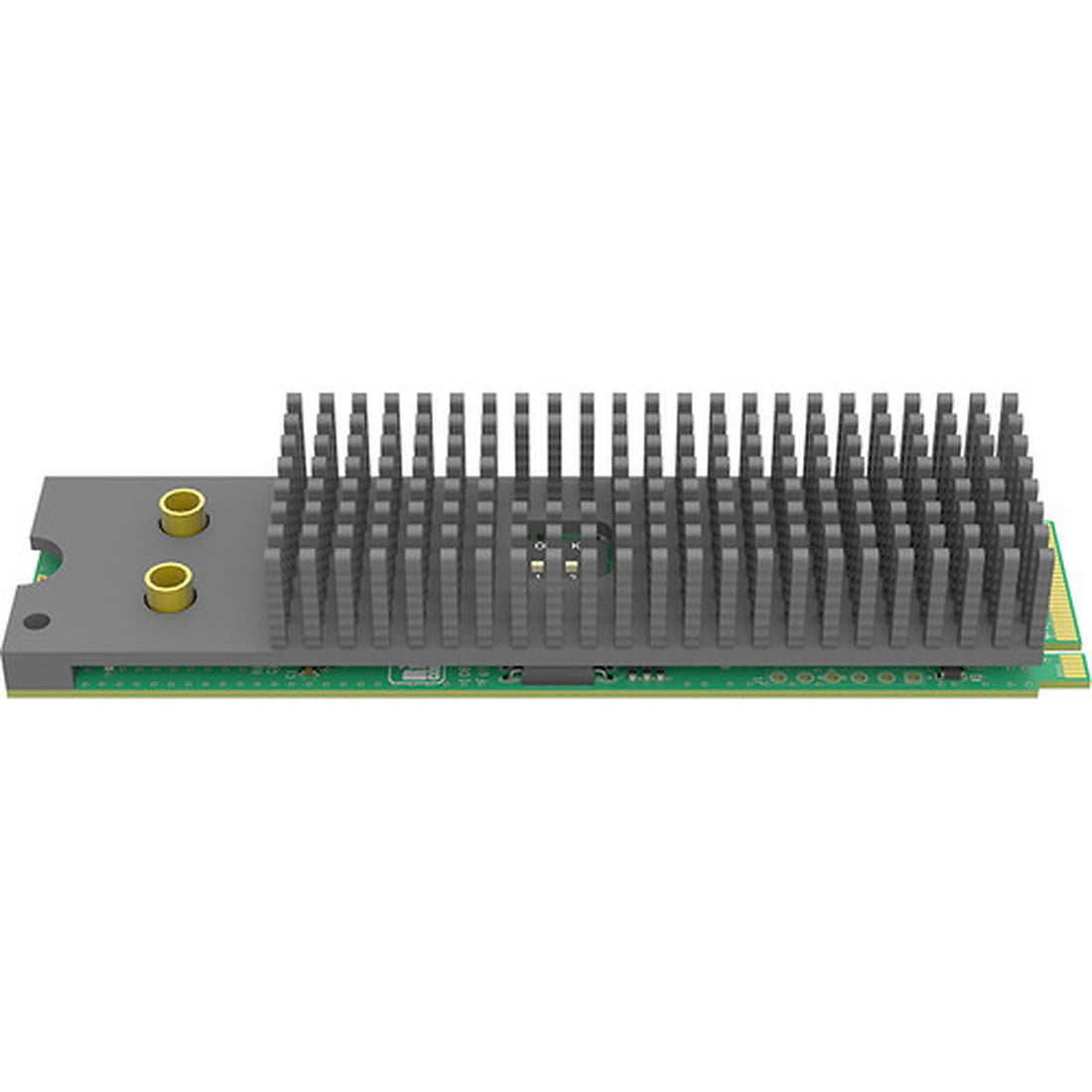Magewell Eco Capture dual SDI M.2 two-channel 2K capture card shown from side view, compact device for high-quality video capture. – image 3