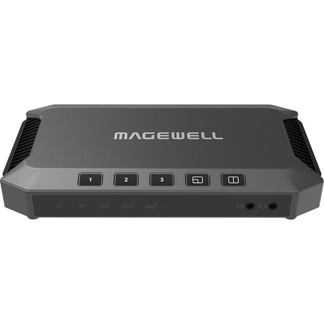 Magewell USB Fusion dual HDMI video capture device showing two HDMI ports and USB connection for 1080p60 recording. – image 1