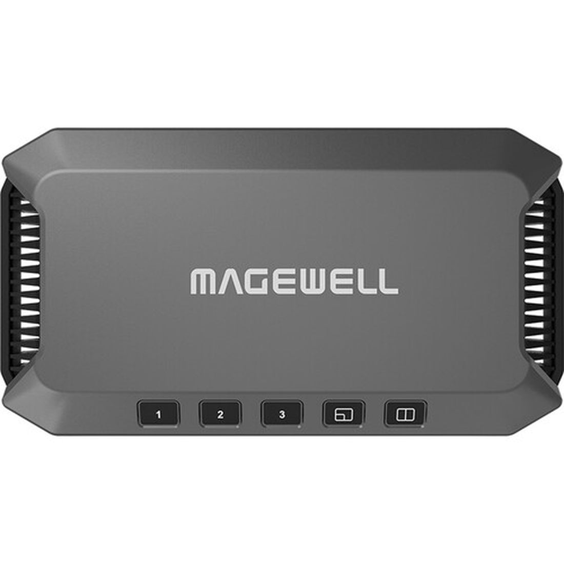 Magewell USB Fusion dual HDMI 1080p60 video capture device shown from a top view. – image 3