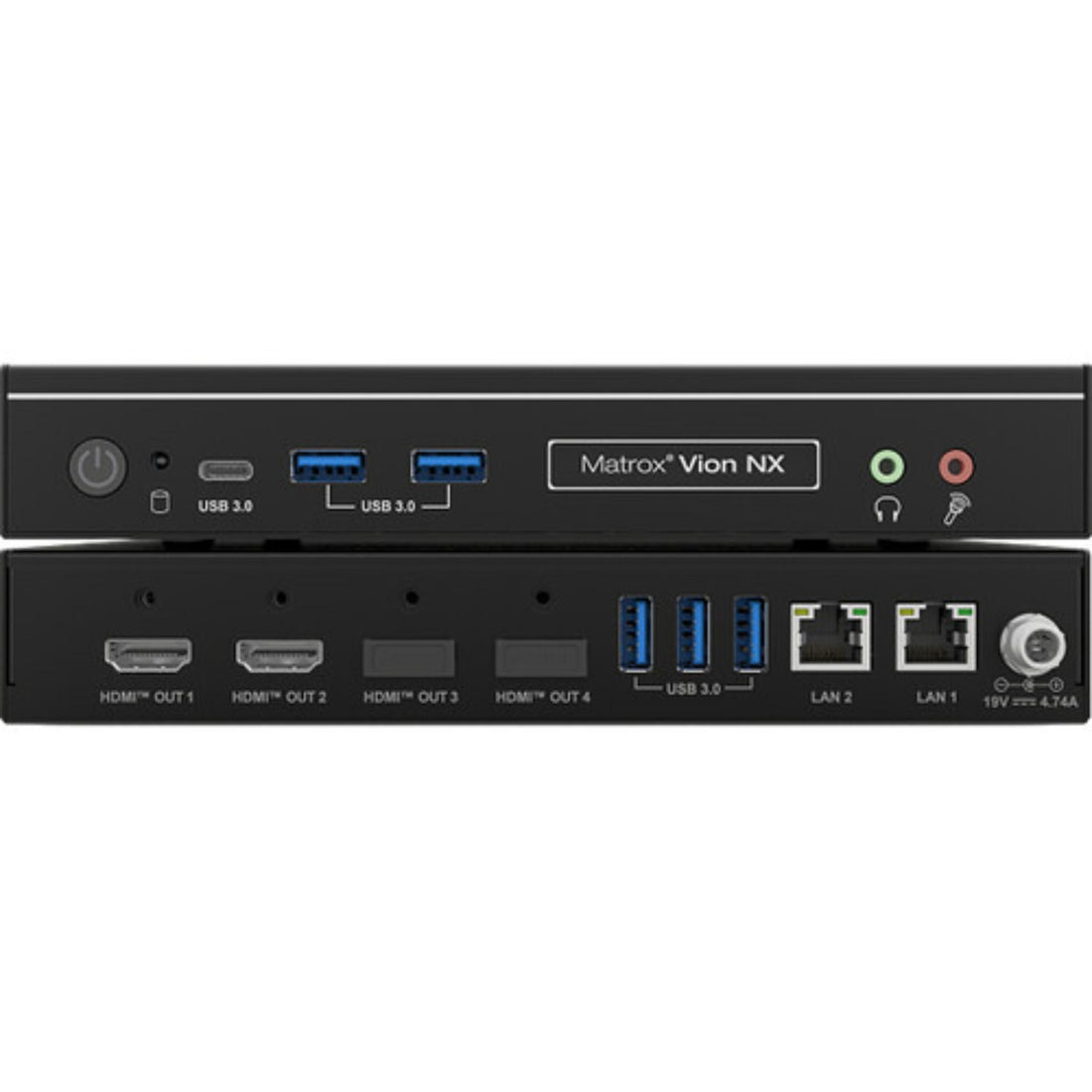 Matrox Vion NX compact IP video gateway with multiple IP inputs, signal converter for professional IP video streaming and processing. – image 1