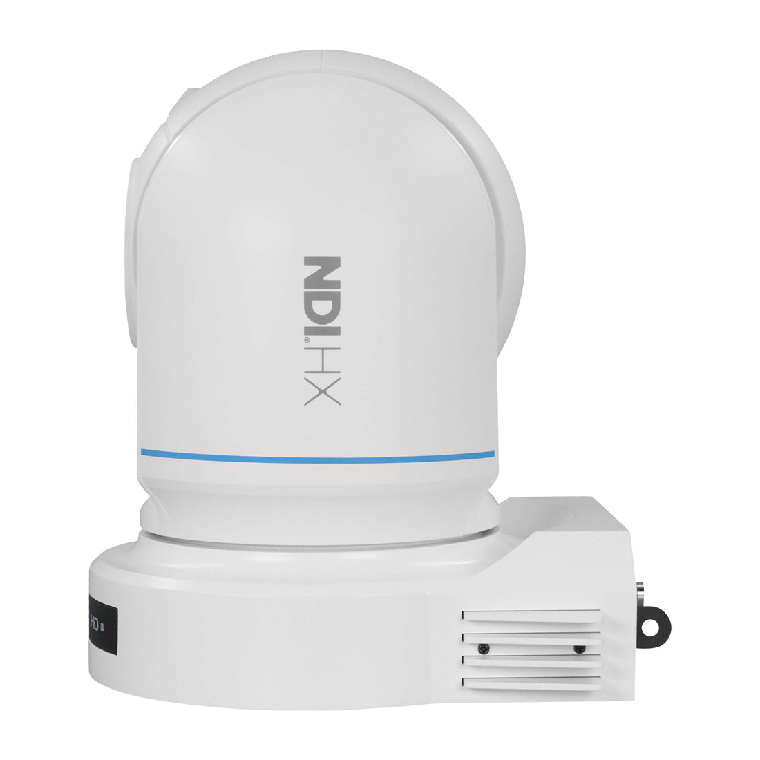 Bolin N7-220X full HD PTZ camera in white showing lens, controls, and mounting hardware for professional video streaming. – image 5