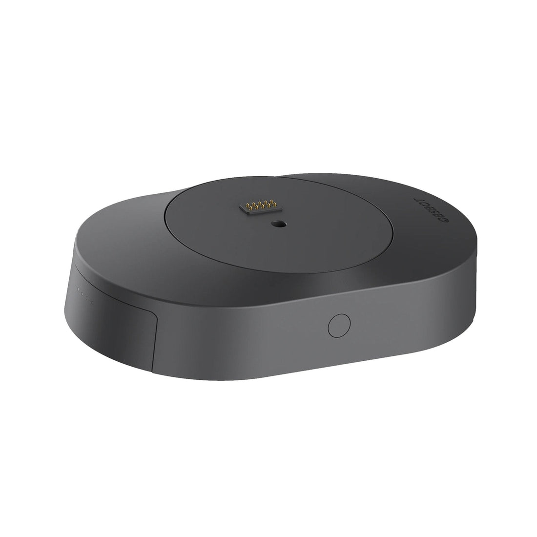 Low-profile charging base with integrated power contacts for stable desk or cart placement in permanent or semi-permanent installs. – image 1
