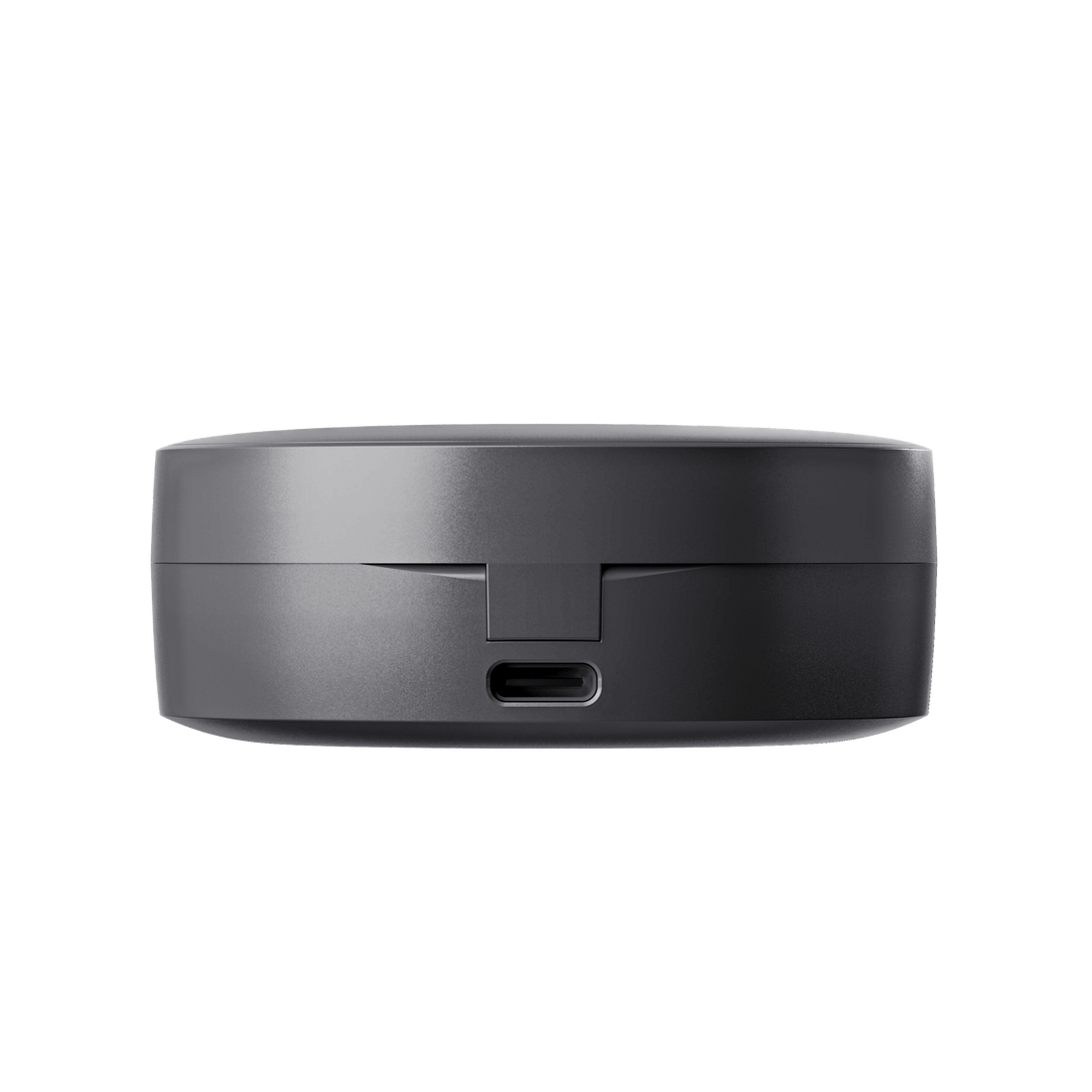OBSBOT Vox wireless live streaming microphone shown from side and back, featuring compact design and multiple connection ports. – image 5
