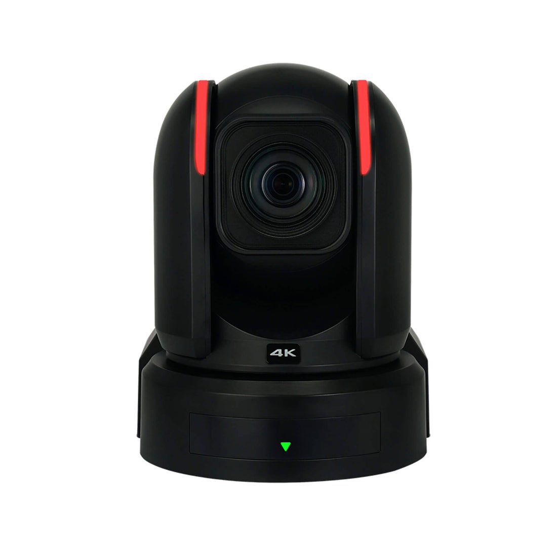 Bolin Technology R9-420N 4K60 NDI PTZ camera in black, front view showing lens and pan-tilt controls. – image 1