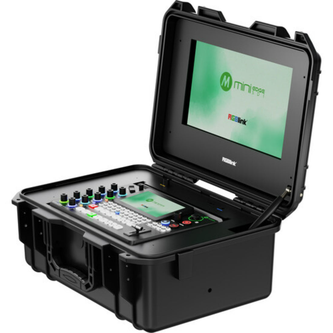 RGBlink mini-edge-4S portable video switcher with HDMI and SDI ports for field video production and live switching. – image 15