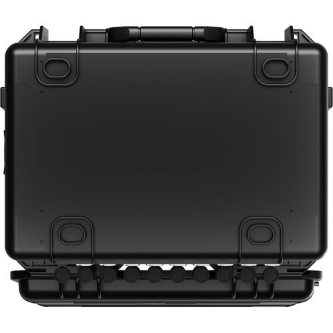 Bottom view of the RGBlink mini-edge-4S portable HDMI/SDI video switcher showing its compact design and input/output ports. – image 9
