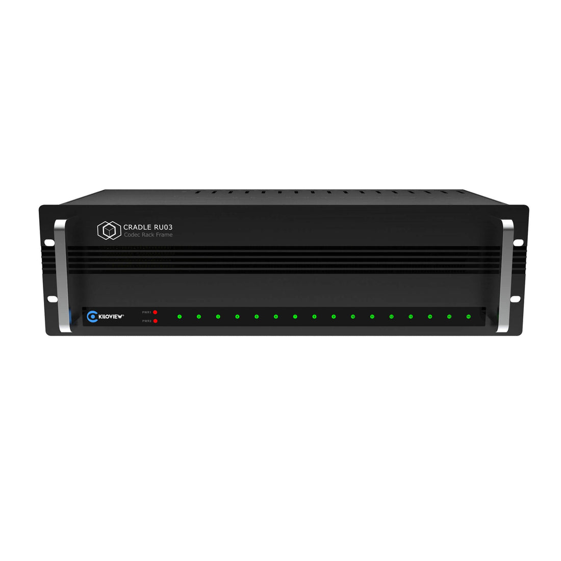 Kiloview RU03 16-CH Rackmount Frame 3RU (Dual 110W PSU) - Coremicro – image 1