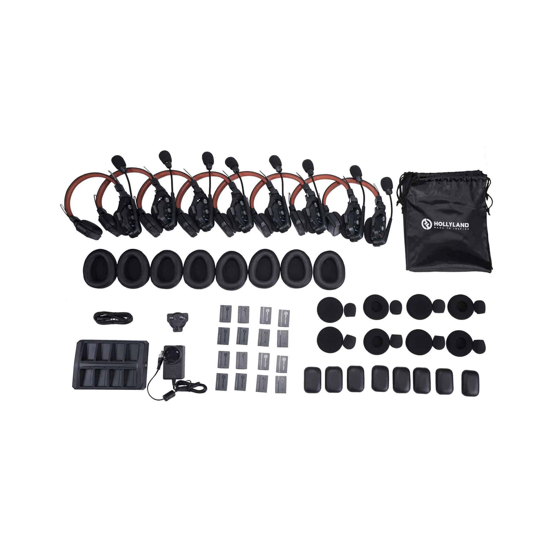 Hollyland Solidcom C1 Pro-8S Full-Duplex Wireless Intercom System with 8 Headsets - Coremicro – image 5