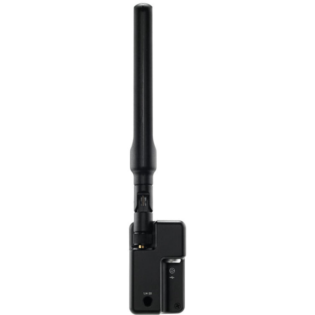 Rear view of the Teradek Node II 4G/3G Global Modem video transmitter showing ports and connectivity ports. – image 3
