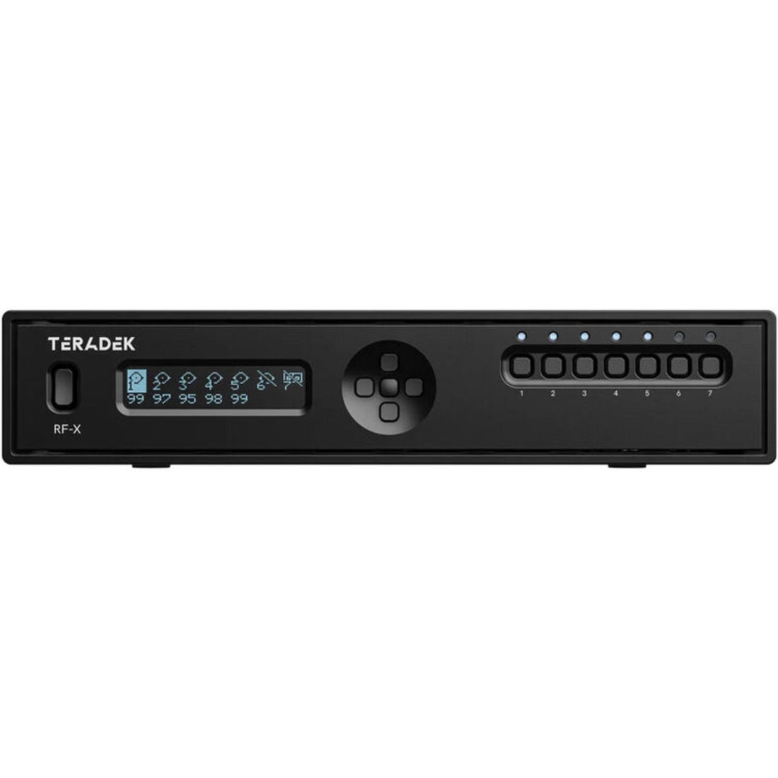 Teradek RF-X wireless video switcher for Bolt 4K/6 and Ranger RX, showing front view of the compact video transmitter. – image 2
