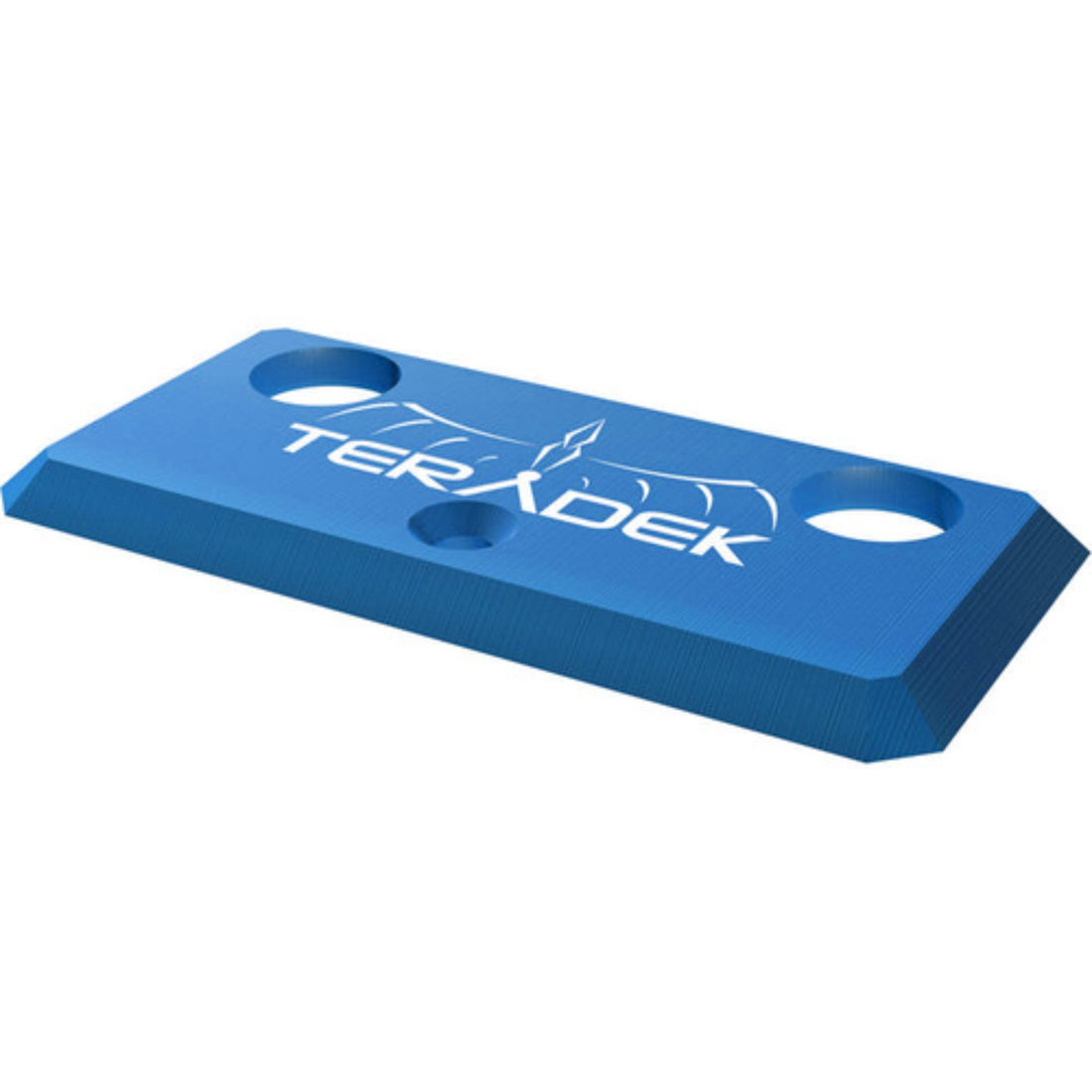 Blue Teradek accessory plate for Bolt 1000/3000 video transmitter, designed for secure mounting and connectivity. – image 1