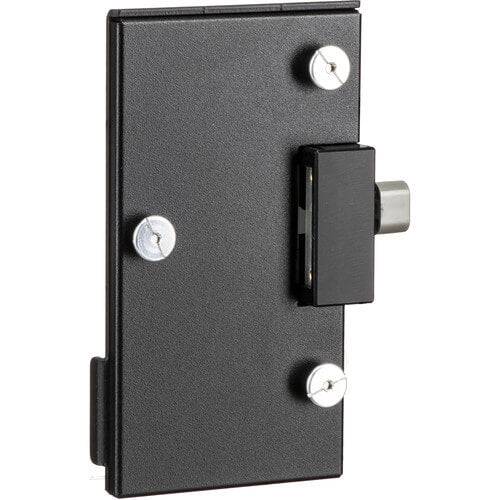 IDX System Technology A-AB2E 3-Stud to V-Mount Adapter Plate for video cameras, shown from the back with mounting details. – image 2