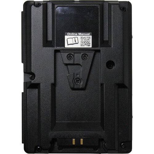 IDX System Technology A-Vmicro2 dual V-mount hot-swap plate for Imicro batteries, shown from the top view with V-mount connectors. – image 5