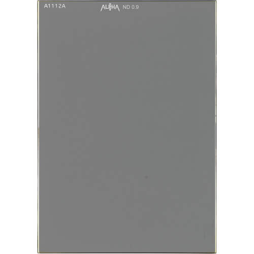 IDX System Technology Solid Neutral Density 0.9 filter for video cameras, 3-stop light reduction, shown on camera lens. – image 1