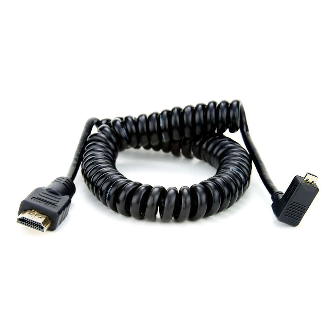 Atomos Coiled Micro to Full HDMI Cable (19.7") - Coremicro – image 1