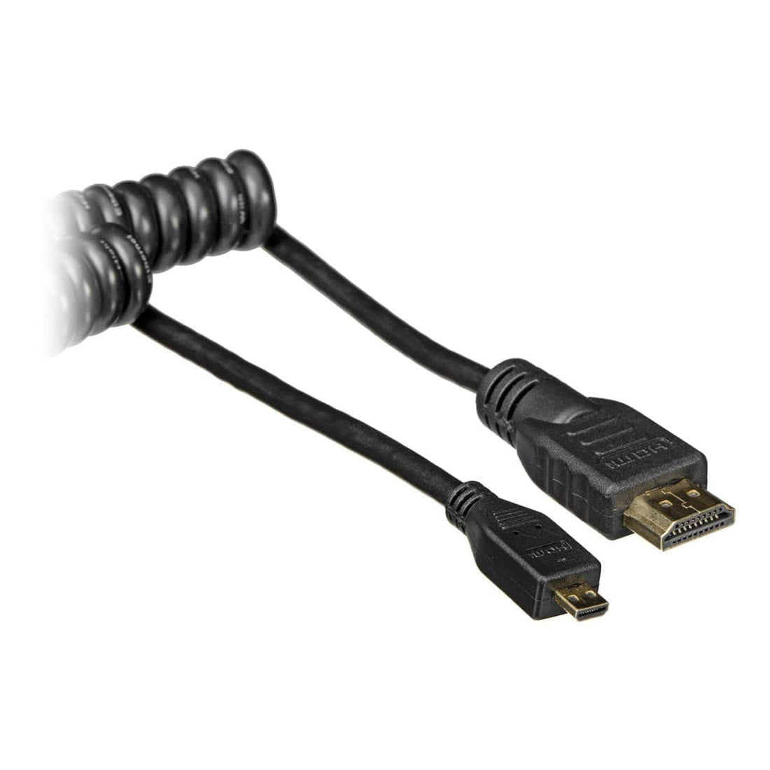Atomos Micro to Full HDMI Coiled Cable (19.7 to 25.6") - Coremicro – image 1